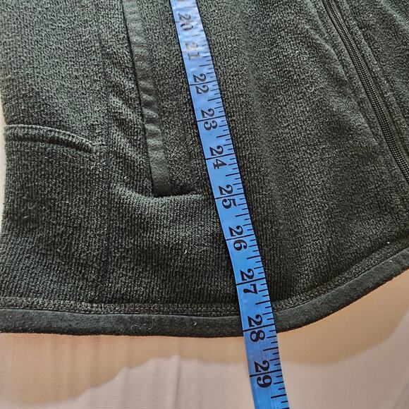 Patagonia Vintage Full-Zip Fleece Jacket with Mock Neck Collar Green Men's XL - Picture 9 of 12